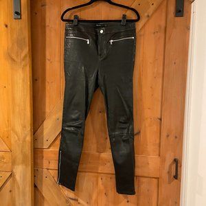 J Brand black leather pant, size 31